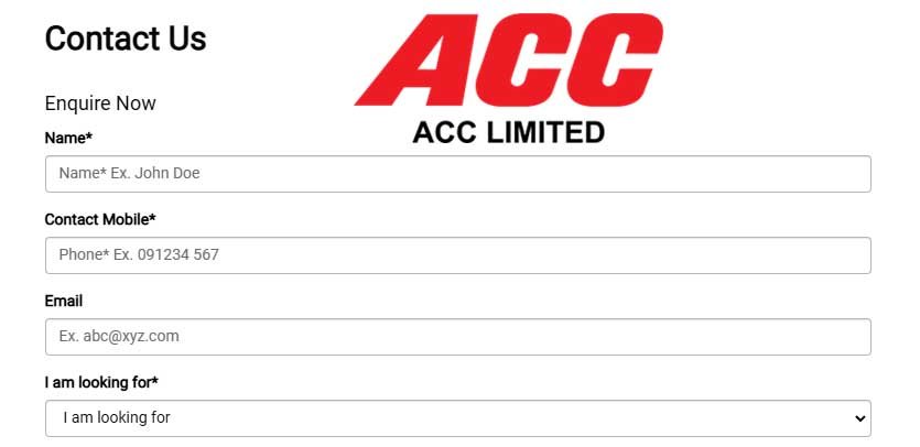 acc cement dealership